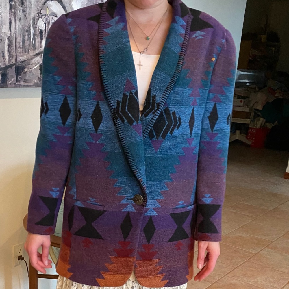 Vintage New York Studio Aztec Jacket
